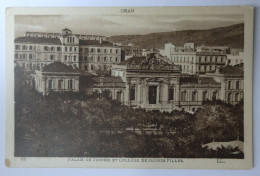Delcampe - ALGERIE - ORAN - Palais De Justice Et Collège De Jeunes Filles - Oran