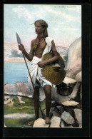 Delcampe - CPA Sudanese Soldier, Sudanesischer Krieger - Ohne Zuordnung