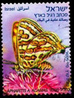 Delcampe - Israel Poste Obl Yv:2112D Mi:2211 Apharitis Acamas Acamas (cachet Rond) - Mariposas