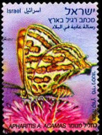 Delcampe - Israel Poste Obl Yv:2112D Mi:2211 Apharitis Acamas Acamas (Obli. Ordinaire) - Mariposas
