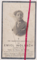 Delcampe - Devotie Doodsprentje Overlijden - Emiel Wolbach - Antwerpen 1920 - Brugge 1931 - Todesanzeige