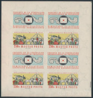 Delcampe - ** 1959 FIP II. Vágott Kisív / Mi 1583 Imperforate Mini Sheet - Autres & Non Classés