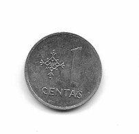 Delcampe - Lietuva  1 Centas  1991 - Lituania