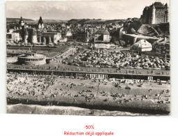 Delcampe - DIEPPE: La Plage, Le Vieux Château XVe Vue Aérienne 10x15 - Très Bon état - Dieppe