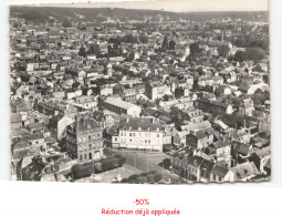 Delcampe - CAUDEBEC-les-ELBEUF: Place De La Mairie Ert Vue Centrale Vue Aérienne 10x15 - Très Bon état - Caudebec-lès-Elbeuf