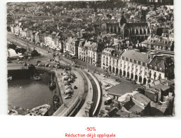 Delcampe - DIEPPE: Les Arcades XVIIIe Siècle L'église Saint-jacques XVe Siècle Vue Aérienne 10x15 - Très Bon état - Dieppe