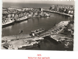 Delcampe - DIEPPE: Le Pont Jehan-ango Vue Aérienne 10x15 - Très Bon état - Dieppe