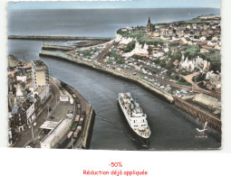 Delcampe - DIEPPE: L'avant Port Et Le Camping Du Pollet Vue Aérienne 10x15 - Très Bon état - Dieppe