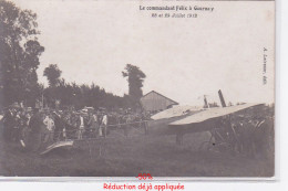Delcampe - GOURNAY EN BRAY : Carte Photo Du Commandant FELIX En 1912 (aviation) - Très Bon état - Gournay-en-Bray