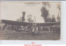 Delcampe - GOURNAY: Le Commandant FELIX, 28 Et 29 Juillet 1912, Aviation - état - Gournay-en-Bray