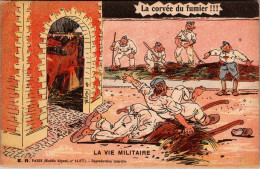 Delcampe - Carte -  Militaire Humoristique  ,  La Corvée Du Fumier         W217 - Humor