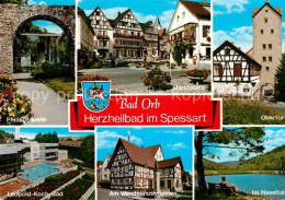 Delcampe - Bad Orb Philippsquelle Marktplatz Obertor Haseltal See Wendelinusbrunnen Fachwer - Bad Orb