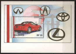 Delcampe - Maldives - 1997 - Sports: Cars - Yv Bf 377 - Automobile