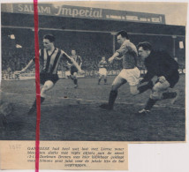 Delcampe - Voetbal Football - Match Gantoise Gent X Lierse - Orig. Knipsel Coupure Tijdschrift Magazine - 1955 - Ohne Zuordnung