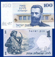 Delcampe - Israel  2  Billets  Neuf - Israel
