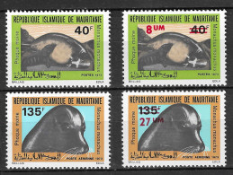 Delcampe - Mauritania 1973 MiNr. 450 - 466 11.70 € MNH** Mediterranean Monk Seal Marine Mammals 2v +2v - Mauretanien (1960-...)