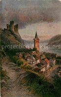 Delcampe - TRIER  CITY Burg Maus Kuenstlerkarte - Trier