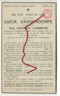 Delcampe - .    LUCIA VANDENDORPE, Rollegem-Kapelle, Den 9 Maart 1871 - Oekene, Den 14 Januari 1946 - Todesanzeige