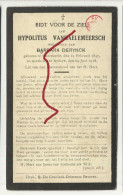 Delcampe - .   HYPOLITUS VANHAELEMEERSCH, Swevezeele, Den 19 Februari 1847 - Ardoye (Aardooie), Den 24 Juni 1928. - Todesanzeige