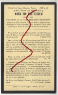 Delcampe - .    MARIA VAN HOUTTEGHEM, Zulte Den 18 Januari 1916 - Gent (Bijloke) Den 25 Maart 1937 - Todesanzeige