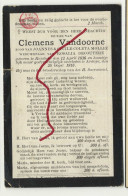 Delcampe - .    Clemens Vandoorne, Rumbeke Den 12 April 1836 - Ardoye (Ardooie), Den 25 Oogst 1916. - Todesanzeige