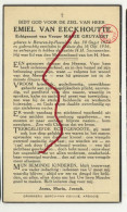 Delcampe - .    EMIEL VAN EECKHOUTTE, Beveren-bij-Roeselare Den 30 Oogst 1874 - Ardooie Den 16 Okt. 1936 - Todesanzeige