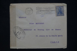 Delcampe - ARGENTINE - Enveloppe De Buenos Aires Pour Paris En 1918 Avec Contrôle Postal Militaire - L 187763 - Briefe U. Dokumente