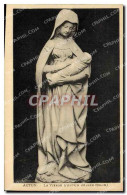Delcampe - CPA Autun La Vierge D'Autun Musee Rolin - Autun