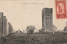 Delcampe - CE9 - RABAT ( MAROC ) -  LA  TOUR HASSAN ET SES RUINES  - 2 SCANS - Rabat