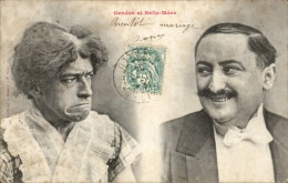 Delcampe - Fantaisie - Homme - Gendre Et Belle Mere - Humour - CPA - Humor