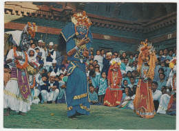 Delcampe - NEPAL - MASKED DANCE -46976- - Nepal