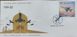 Delcampe - India 2026 MIG 21 - INDIAN AIR FORCE First Day Cover FDC, See Scan - Briefe U. Dokumente