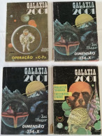 Delcampe - Lote De 7 Livros Da Coleção Galáxia 2001, Números: 9, 13, 17, 18, 28 E 32 - Other & Unclassified