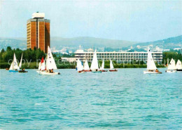 Delcampe - Balatonfuered HU Hotel Marina Segelboote - Ungarn
