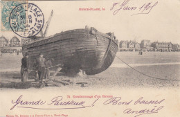 Delcampe - CPA (62) BERCK     PLAGE  Goudronnage D Un Bateau - Berck