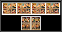 Delcampe - Manama - 3160c/ N°496/503 A Nudes Nu Francois Boucher Peinture Tableaux Paintings ** MNH Feuille Complete (sheet) RRR - Manama