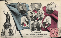 Delcampe - CPA Les Presidents De La Republique - Persönlichkeiten