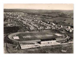 Delcampe - Commentry – Vue Aérienne Du Stade, CPA – France - Commentry