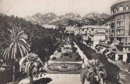 Delcampe - France Menton Jardin Public Bâtiments Montagnes Real Photo *YAD773 - Menton