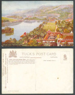 Delcampe - Ceylon Old Tuck's Oilette Postcard Kandy From Lady Horton's Walk, Lake, Panorama - Sri Lanka (Ceylon)