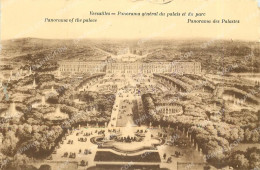 Delcampe - CPA Versailles Panorama General Du Palais Et Du Parc - Versailles