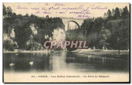 Delcampe - Paris - 19 - Parc Du Buttes Chaumont - Le Pont De Briques - CPA - Paris (19)