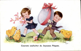 Delcampe - Fetes - Paques - Chicks - Eggs - CPA - Ostern
