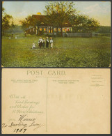 Delcampe - Hold To The Light 1907 Old Postcard Greetings And Wishes For A Merry Christmas - Contraluz