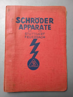 Delcampe - 1953 Schröder Apparate Stuttgart German Industrial Catalog Zeitschalter Clocks Binder - Tools