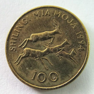 Delcampe - TANZANIA 100 Shilingi 1994 - Impala - Tanzanie