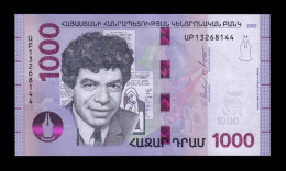 Delcampe - Armenia 1000 Dram Paruyr Sevak 2022 Pick 61b Sc Unc - Arménie