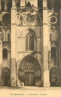 Delcampe - CPA Senlis (Oise) La Cathedrale Le Portail - Senlis