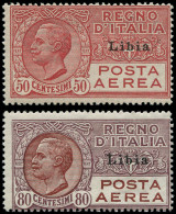 Delcampe - LIBYE - Poste Aérienne - 1/2, Complet (Sas. A 1/2) - Libia