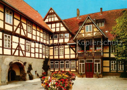 Delcampe - Rinteln Weser Niedersachsen Burghof Klinik Fachwerkhaus - Rinteln